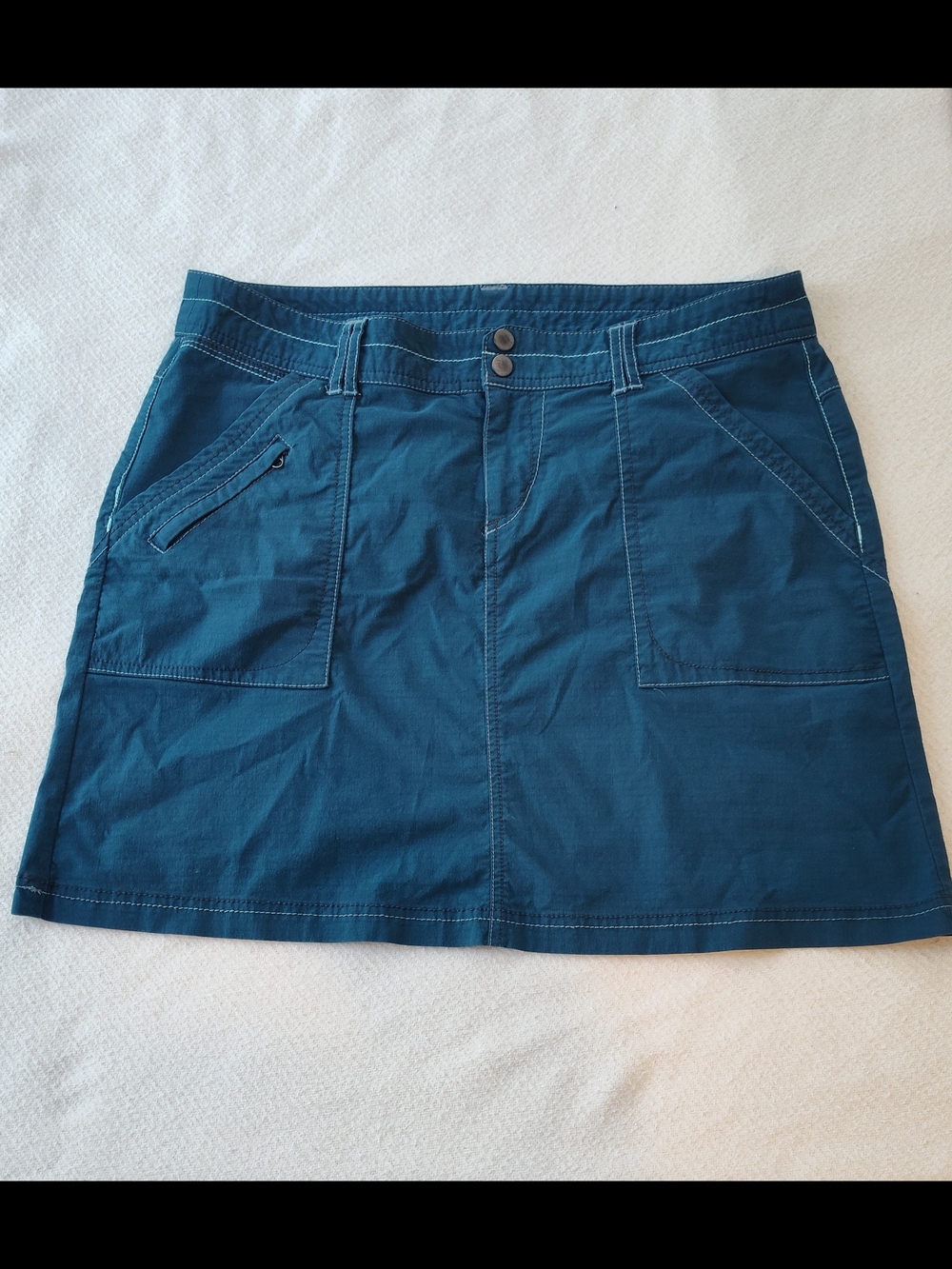 Title Nine Big B Skirt Teal Size 10